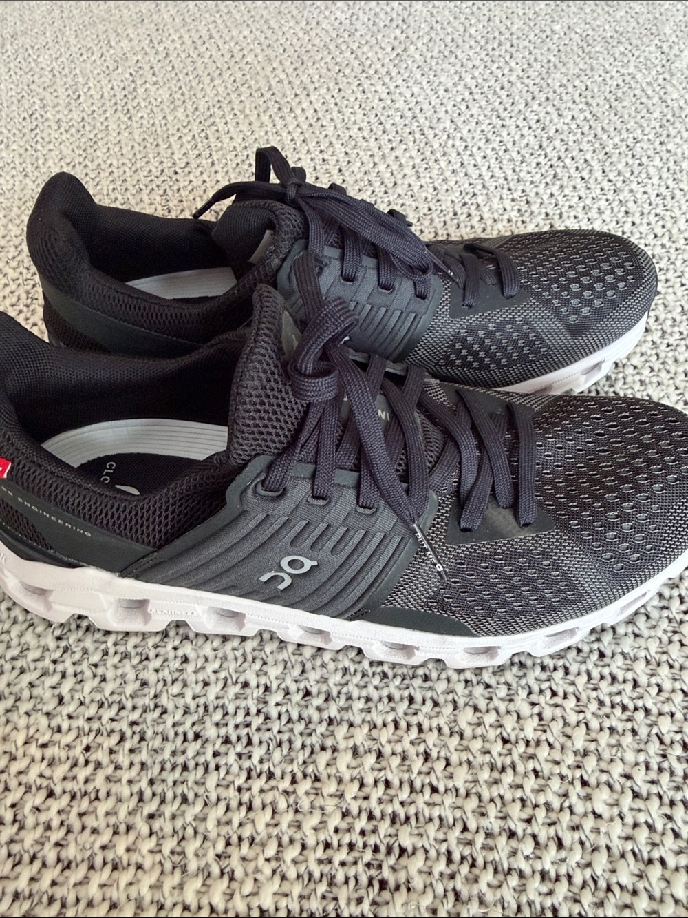 On Running Women’s Cloudrunner Sneakers - Black and White